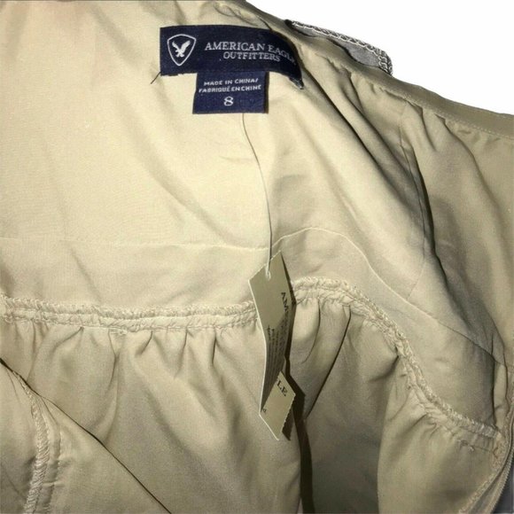 NWT American Eagle Metallic Strapless Dress 8 - Picture 8 of 8